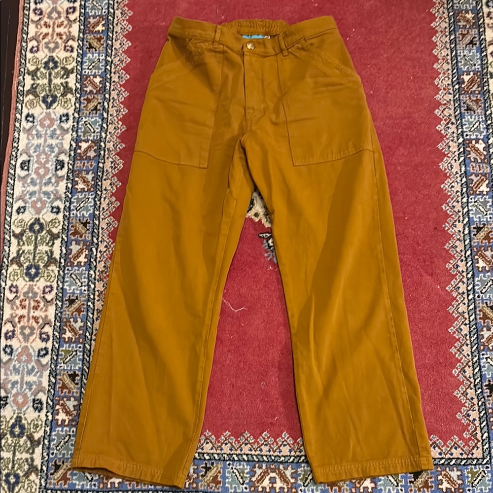 Orange Big Bud Press Work Pants